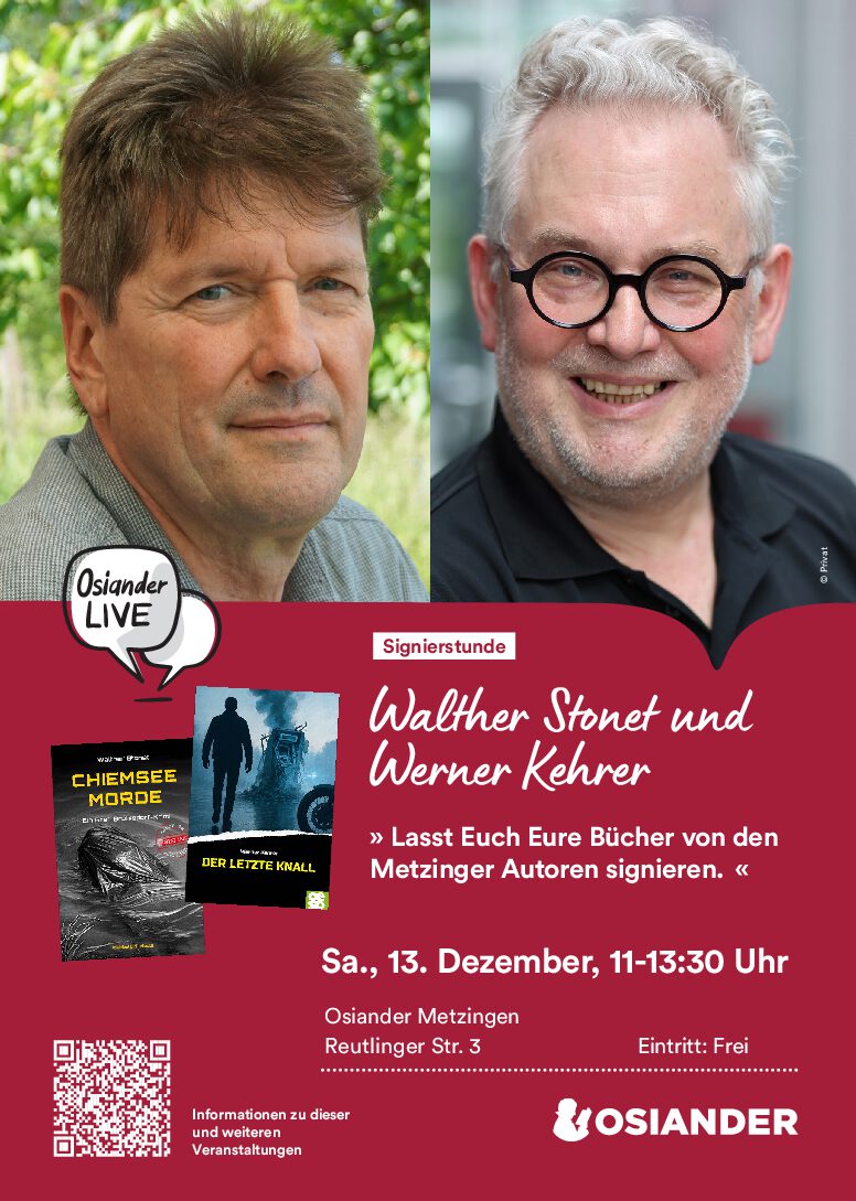 13.12.2025 11-13:30 Signierstunde beim Osiander Metzingen