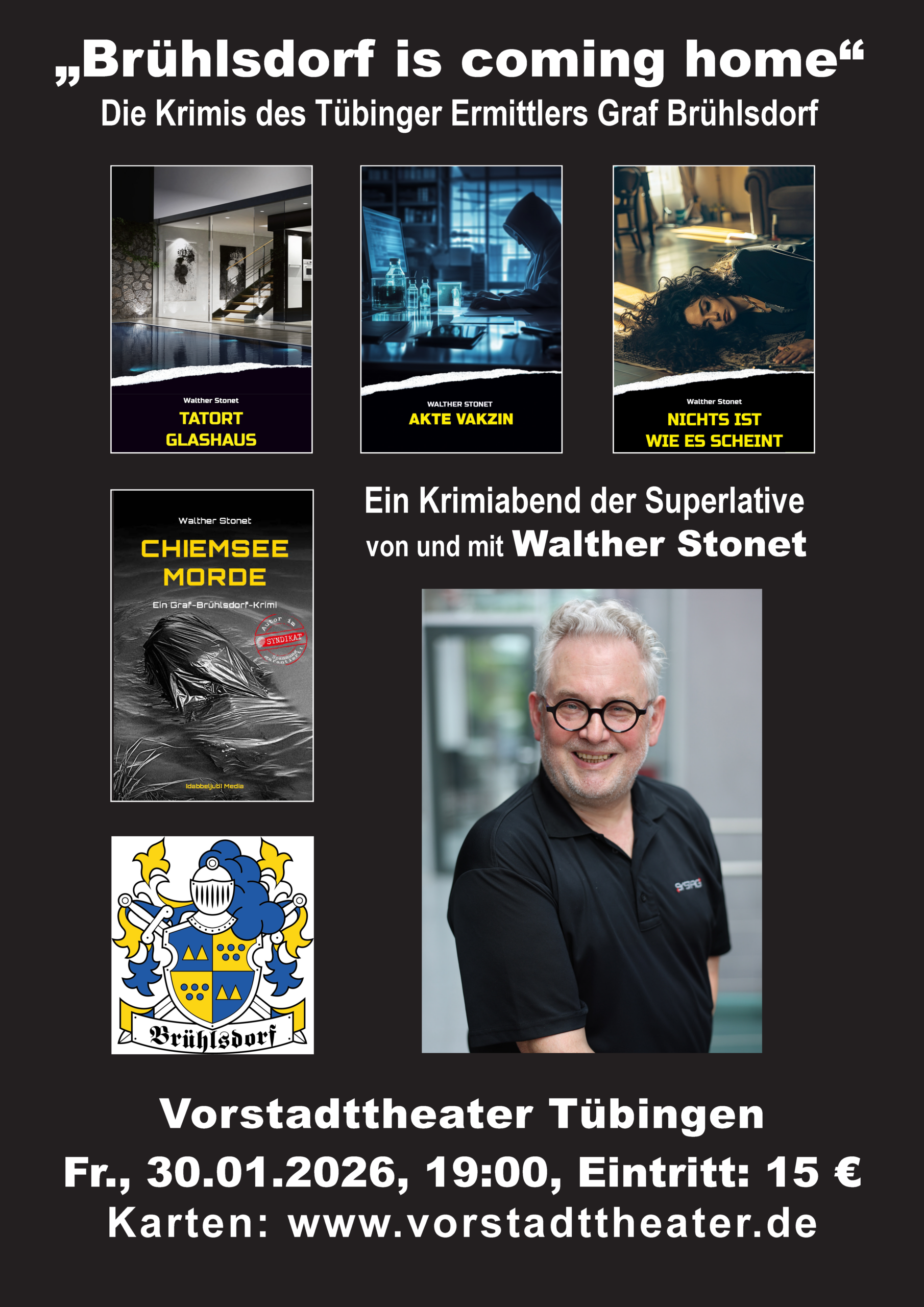 30.01.2026 19 Uhr: Lesung „Brühlsdorf is coming home, Tübinger Vorstadttheater