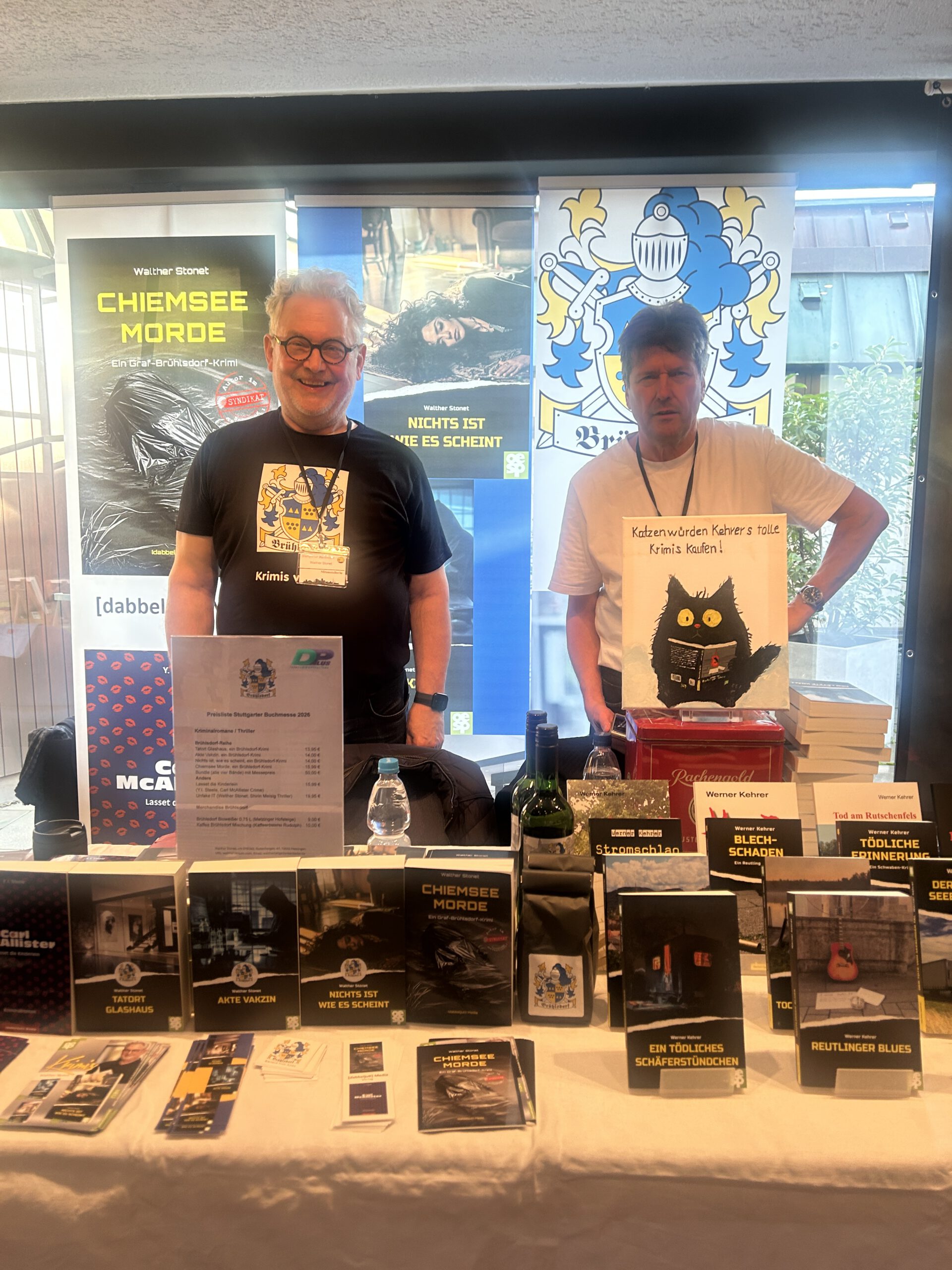 Verkaufsschlager: Krimis aus Metzingen auf der 3. Buchmesse Stuttgart