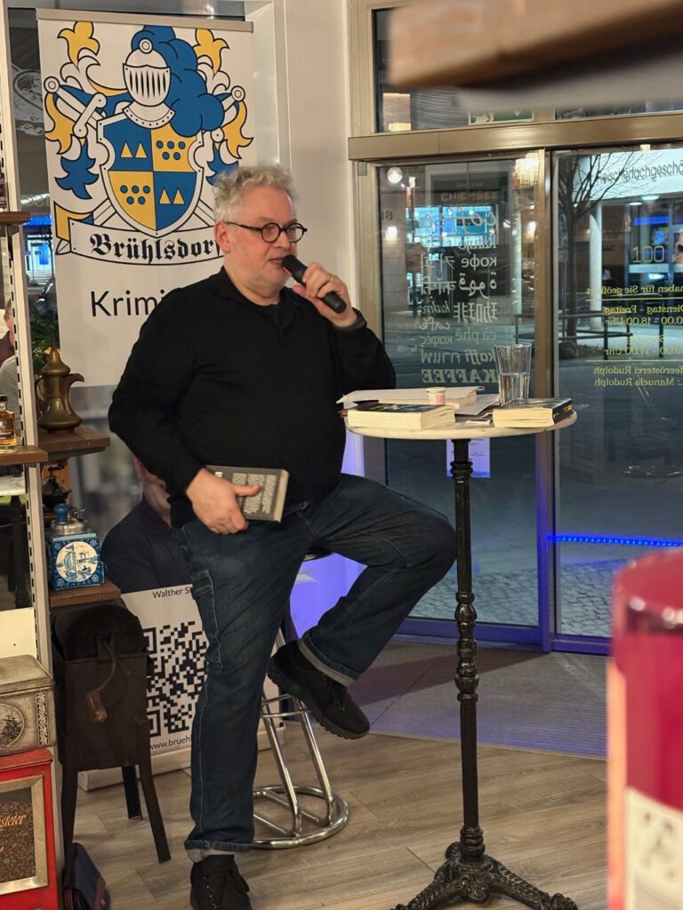 Walther Stonet liest aus Chiemsee Morde (privat)